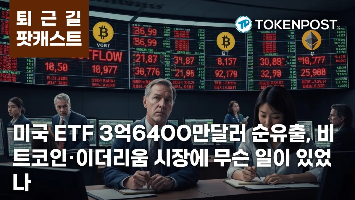 미국 현물 ETF 자금 유출 흐름
