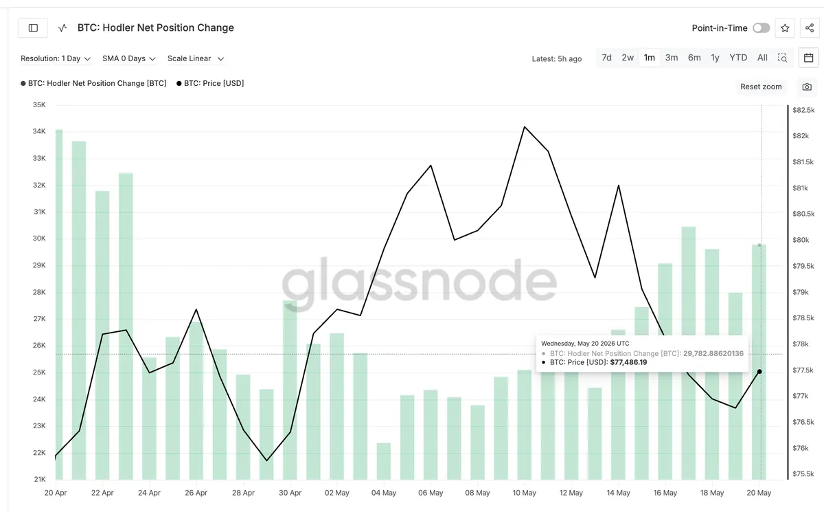 Hodler Net Position Change
