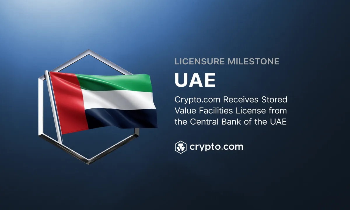 Crypto.com receives UAE Stored Value Facilities license