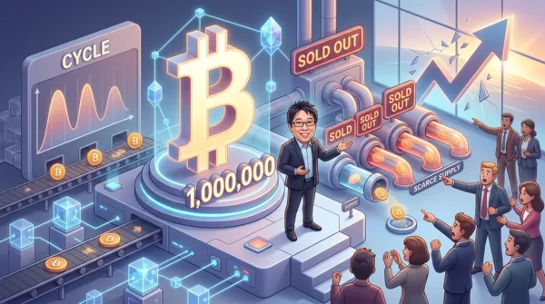 샘슨 모우 비트코인 100만 달러 공급쇼크 전망