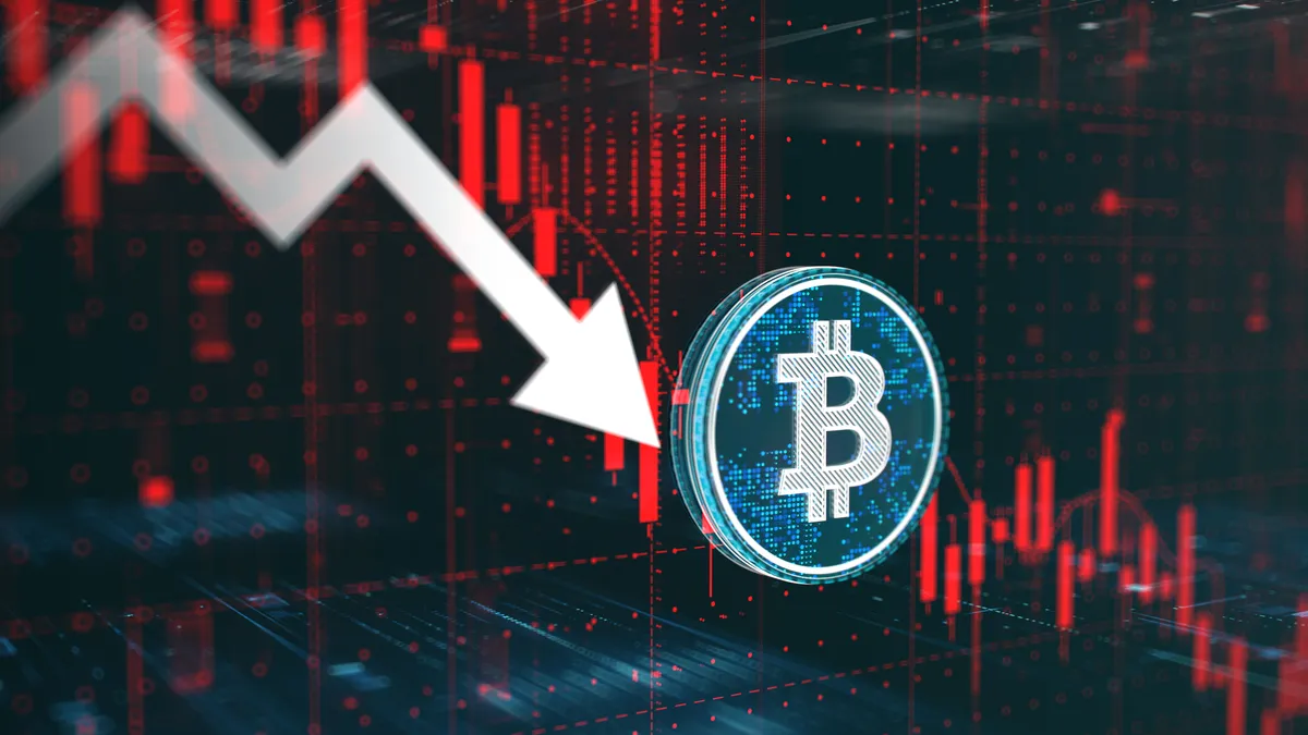Bitcoin trading lower as May closes