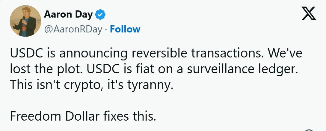 Circle is exploring the feasibility of reversible USDC transactions.