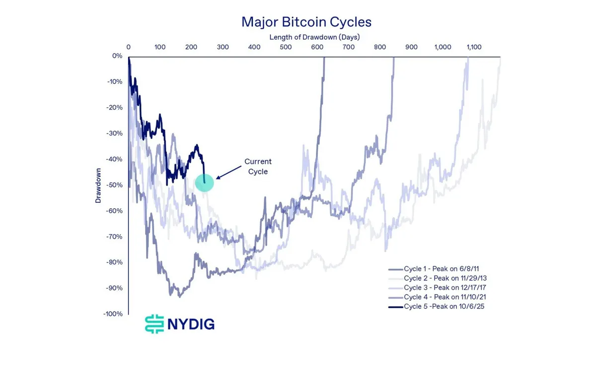 Bitcoin market cycles (NYDIG)